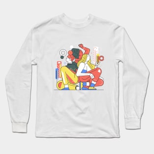 Girls rocks! Long Sleeve T-Shirt